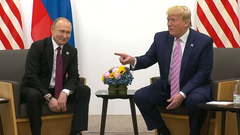 Trump: `` Ne médaillez pas dans l'élection ''