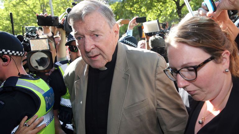 Le cardinal George Pell photographié le 27 février