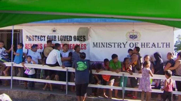 L'UNICEF fournit des vaccins d'urgence aux Samoans
