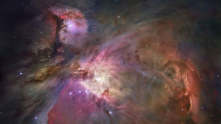 La nébuleuse d'Orion est une zone de gaz formant des étoiles