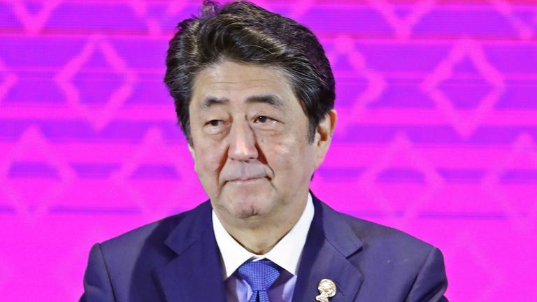 Le Premier ministre japonais Shinzo Abe
