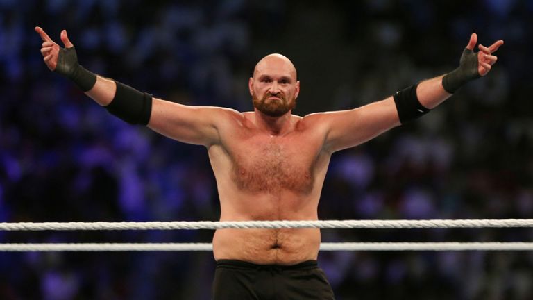 Fury aurait reçu 12 millions de £ pour son apparition à la WWE