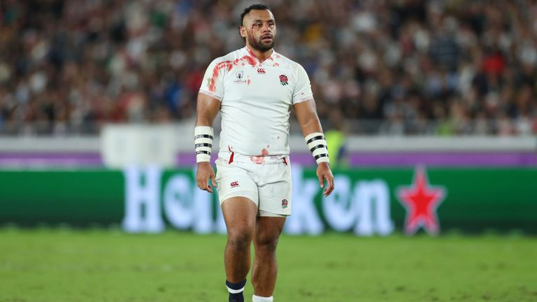 Un Billy Vunipola ensanglanté semblait déprimé alors que l'Afrique du Sud remportait la finale
