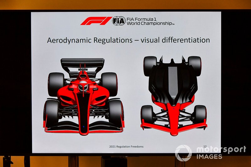 Le règlement technique de la Formule 1 2021 est dévoilé lors dune conférence de presse