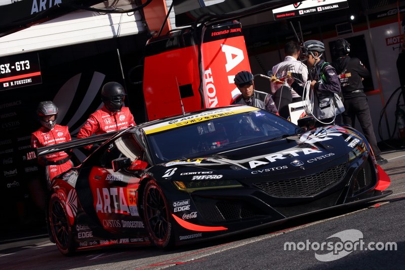 Aguri Honda NSX GT3 Evo n ° 55: Shinichi Takagi, Nirei Fukuzumi 