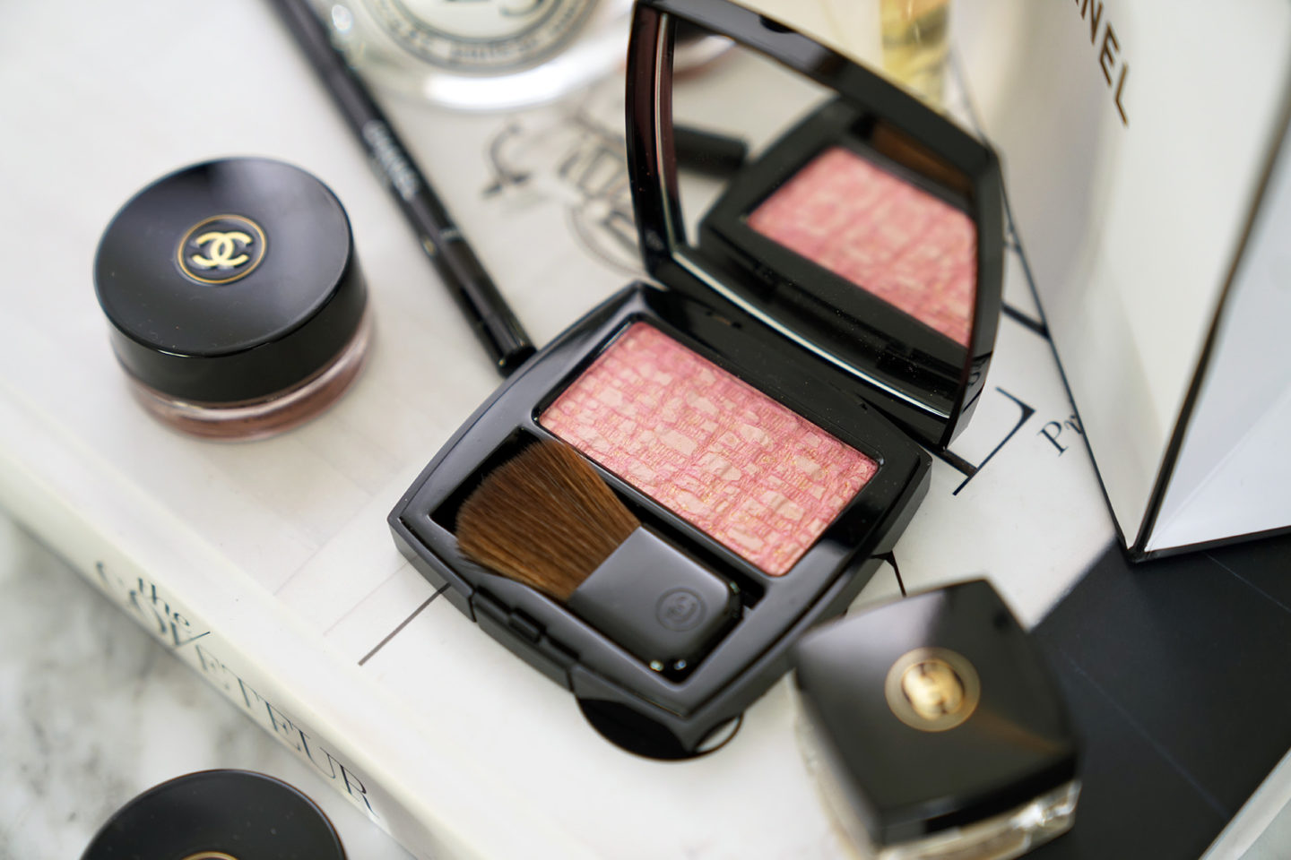 Chanel Les Tissages De Chanel Tweed Pink Blush