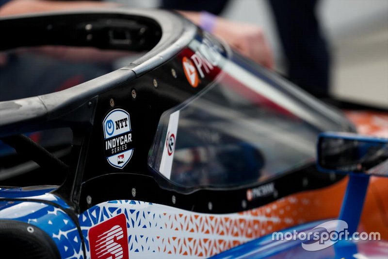 Scott Dixon, Chip Ganassi Racing Honda avec écran aérodynamique 