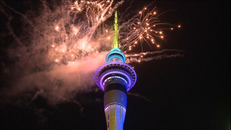 Feux d'artifice de Nouvelle-Zélande