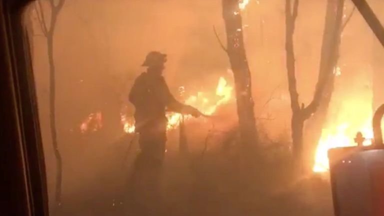 Les feux de brousse en Australie toujours

