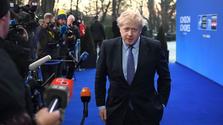 Boris Johnson appellera à l'unité dans son discours aux dirigeants de l'OTAN