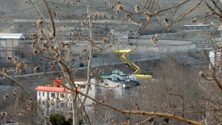 Prison d'Evin dans la banlieue nord-ouest de Téhéran 