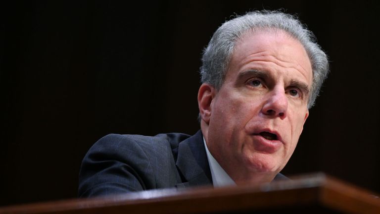 L'inspecteur général du ministère américain de la Justice, Michael Horowitz