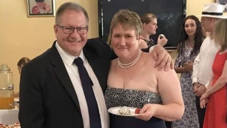 Gavin et Lisa Dallow le jour de leur mariage il y a deux ans. Photo: Facebook / Rotary Adelaide