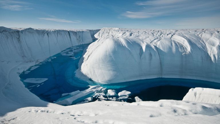 Le Groenland a perdu 3,8 billions de tonnes de glace depuis 1992, selon l'histoire 