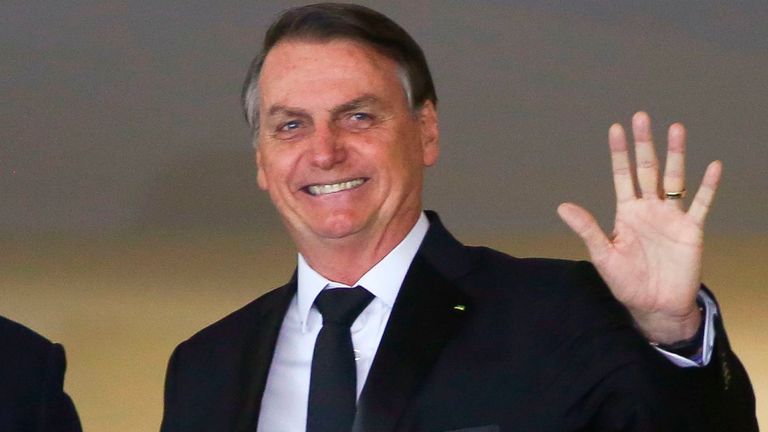 Le président brésilien Jair Bolsonaro