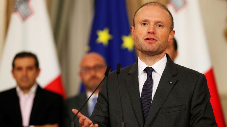 Le Premier ministre maltais, Joseph Muscat