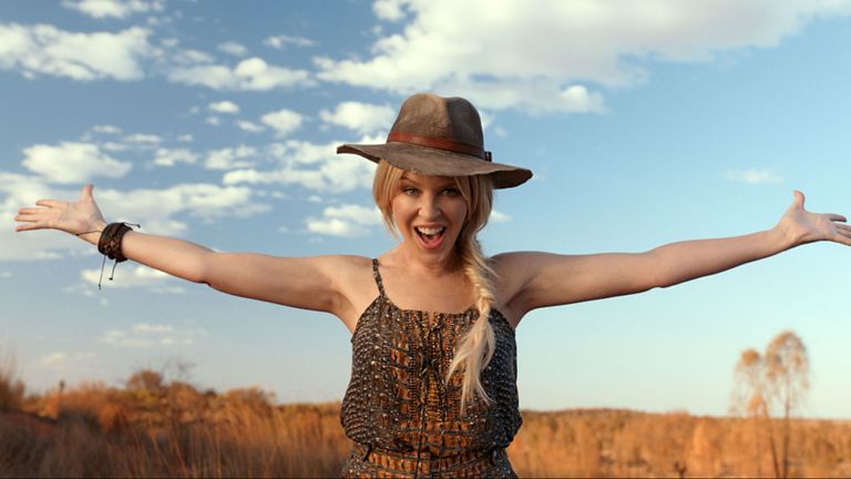 Kylie Minogue dans une publicité pour Tourism Australia