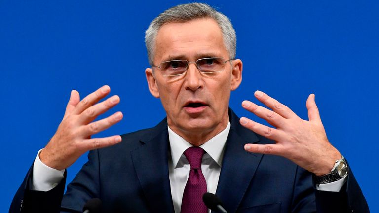 Le chef de l'OTAN, Jens Stoltenberg