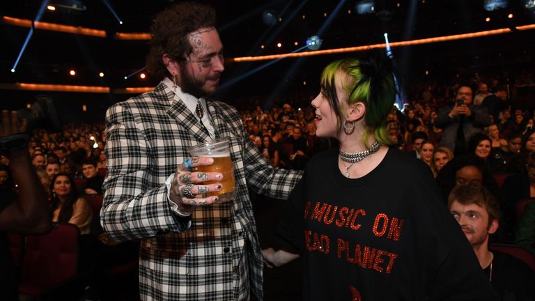 Post Malone et Billie Eilish