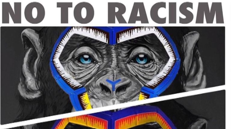 & # 39; Ce qui décide qui nous sommes n'est pas la couleur de notre ski & quot; a déclaré l'artiste Simone Fugazzotto