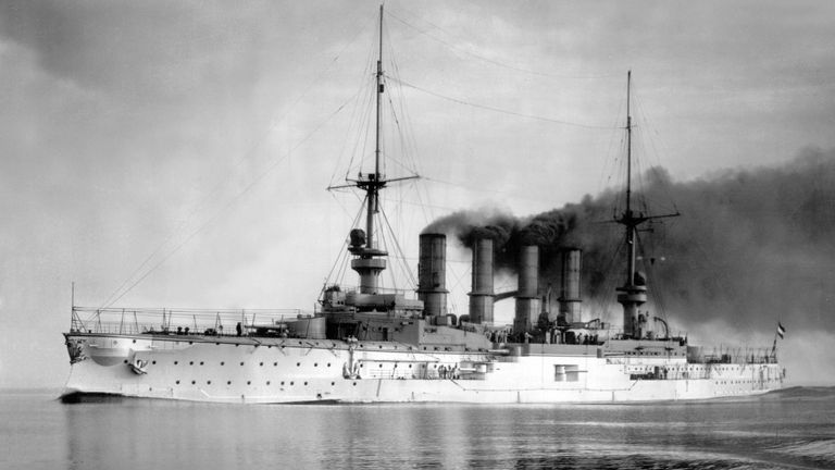 SMS Scharnhorst était le navire amiral de l’escadron de l’Asie de l’Est de l’amiral Maximilian Graf von Spee