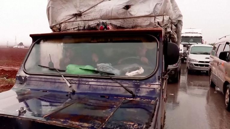Les batailles autour de Maraat al-Numan ont fait fuir davantage de personnes