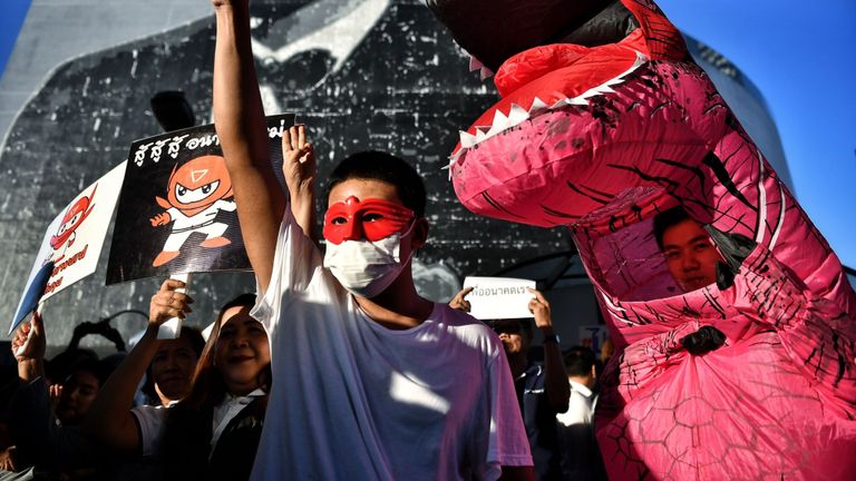 Manifestation en Thaïlande