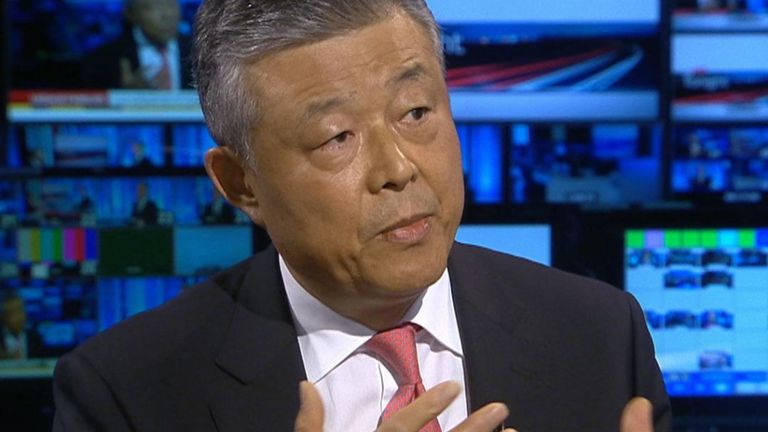 L'ambassadeur de Chine au Royaume-Uni affirme que les allégations de camps de détention ouïghours ne sont & # 39; pas vraies & # 39; 
