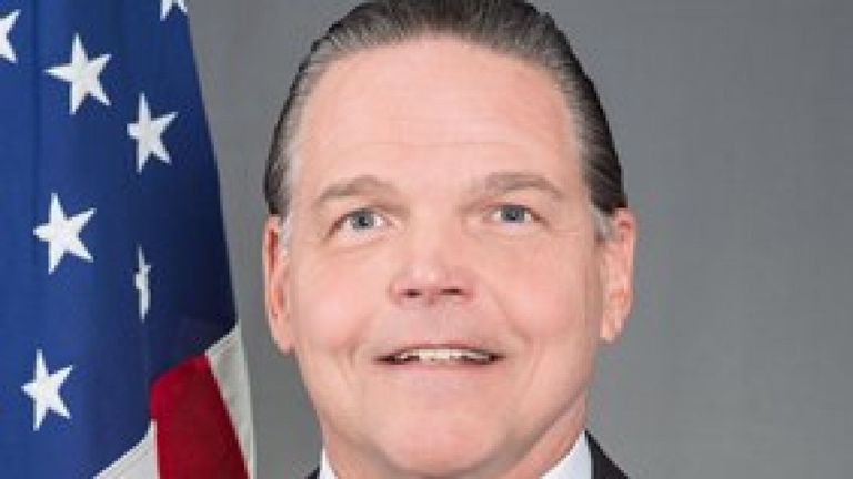 L'ambassadeur américain, Daniel Foote, a menacé de couper l'aide. Pic: Ambassade des Etats-Unis en Zambie