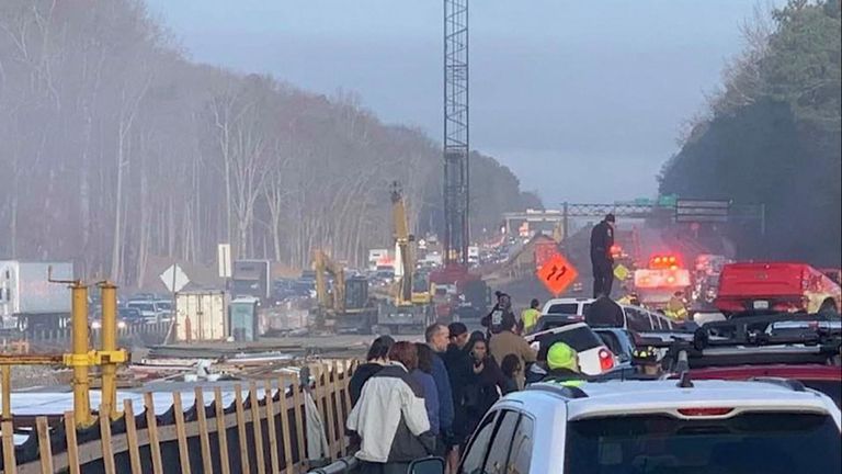 Soixante-neuf voitures ont été impliquées dans l'accident
