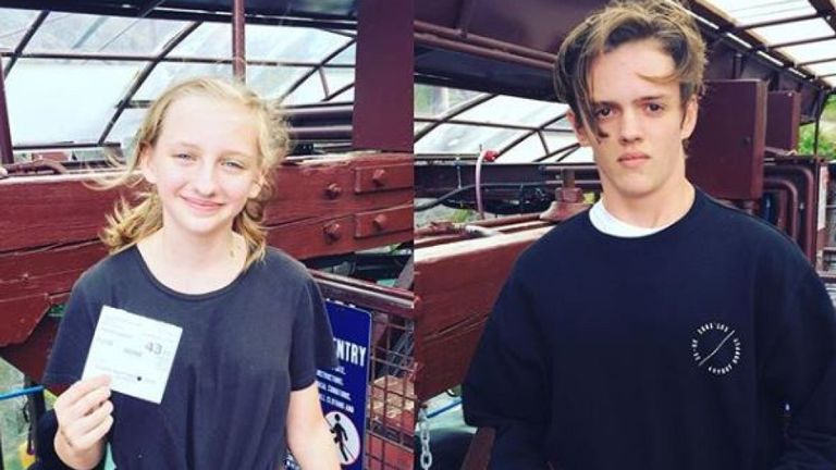 Winona et Jesse. Pic: Instagram