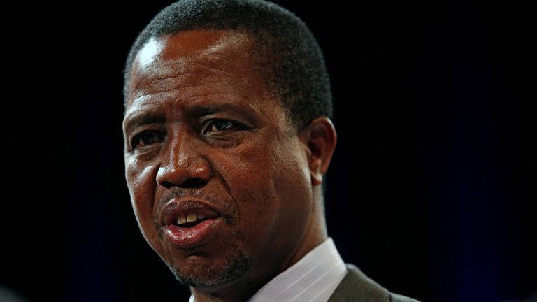 Le président Edgar Lungu a accusé l'ambassadeur d'être "irrespectueux".