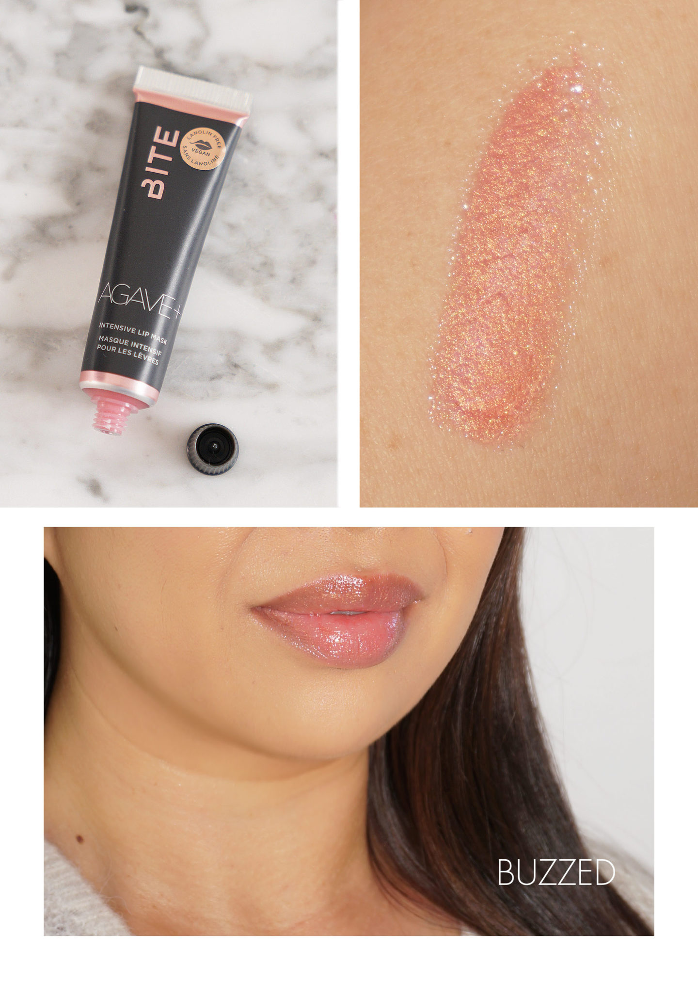 Bite Beauty Agave + Lip Mask Échantillons bourdonnés