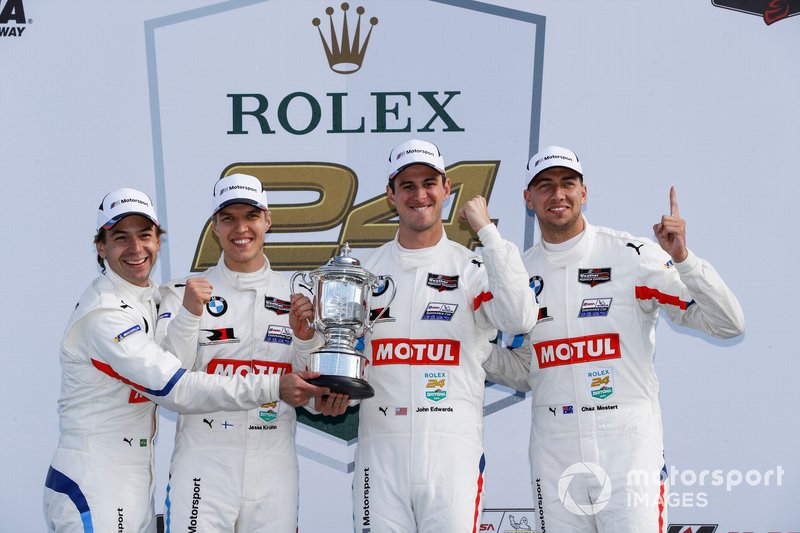 Vainqueur GTLM # 24 BMW Team RLL BMW M8 GTE: Jesse Krohn, John Edwards, Augusto Farfus, Chaz Mostert