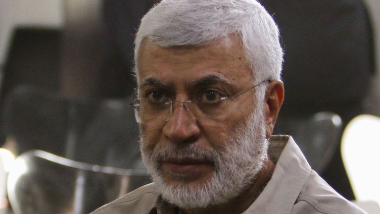 Abu Mahdi al Muhandis photographié en 2015