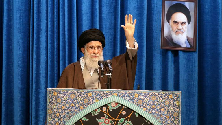 Le chef suprême de l'Iran, l'ayatollah Ali Khamenei