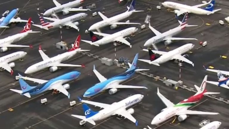 Les avions Boeing 737 MAX sont stockés à plusieurs endroits aux États-Unis