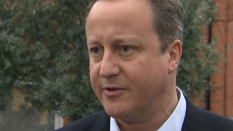 David Cameron & # 39; souhaite le gouvernement bien & # 39; le jour où le Brexit voit le jour