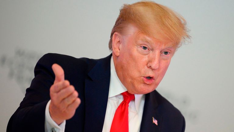 Le président américain Donald Trump