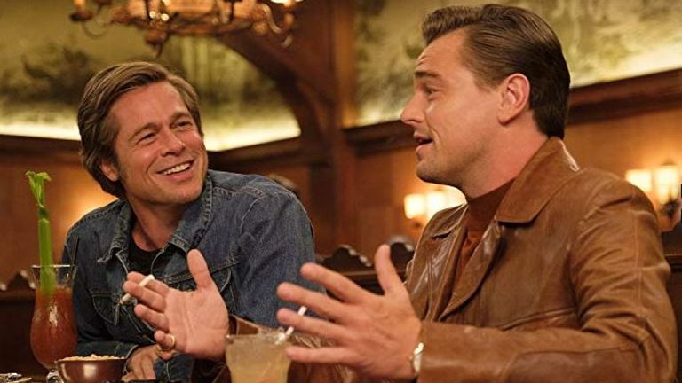 Brad Pitt et Leonardo DiCaprio dans Il était une fois à Hollywood
