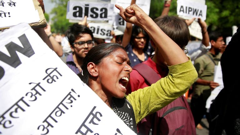 Une femme appelle à des lois plus strictes sur le viol en Inde