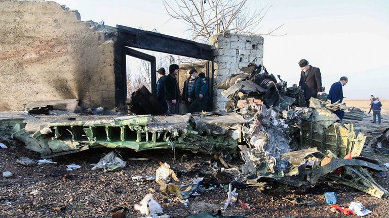 Accident d'un avion en Iran