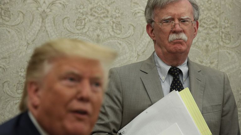 John Bolton et le président Trump