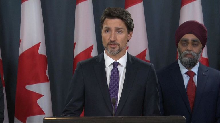 Le Premier ministre canadien Justin Trudeau a déclaré qu'une 