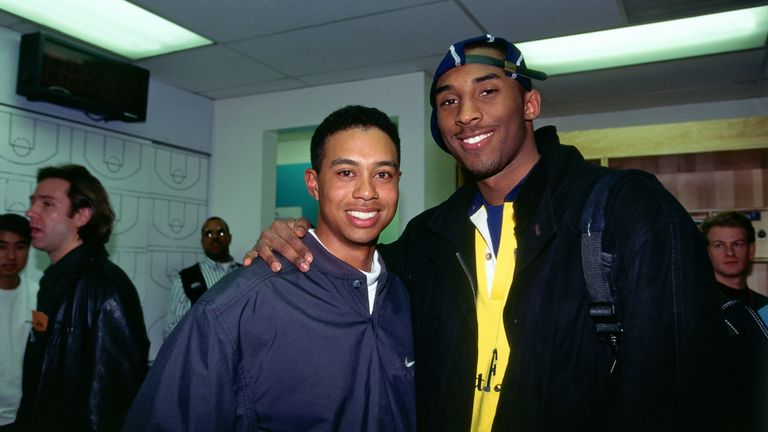 Tiger Woods et Kobe Bryant en 1997
