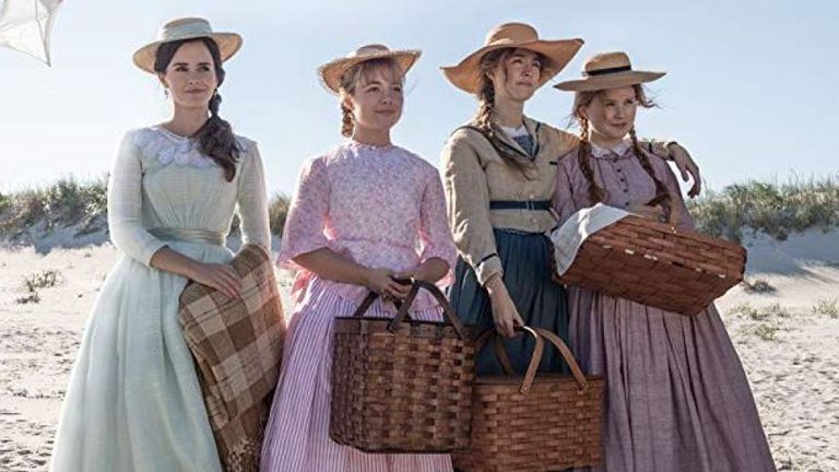 Emma Watson, Florence Pugh, Saoirse Ronan et Eliza Scanlen dans Little Women de Greta Gerwig