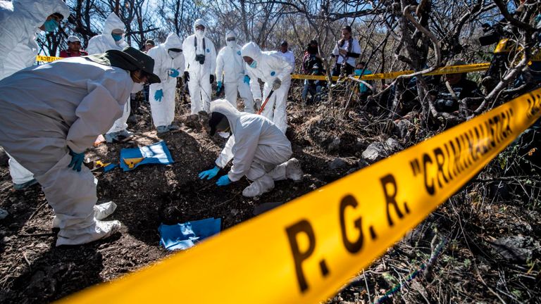   Plus de 40 000 personnes sont portées disparues au Mexique, qui a été balayé par une vague de violence depuis la déclaration de guerre à ses puissants cartels de la drogue en 2006