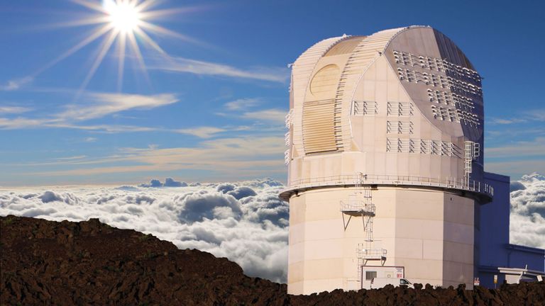 Le télescope solaire à Hawaï. Photo: NSO / NSF / AURA