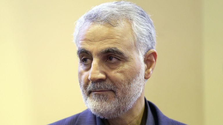 Force Quds des gardiens de la révolution iranienne, le général Qassem Suleimani