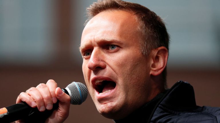 Le chef de l'opposition russe Alexei Navalny